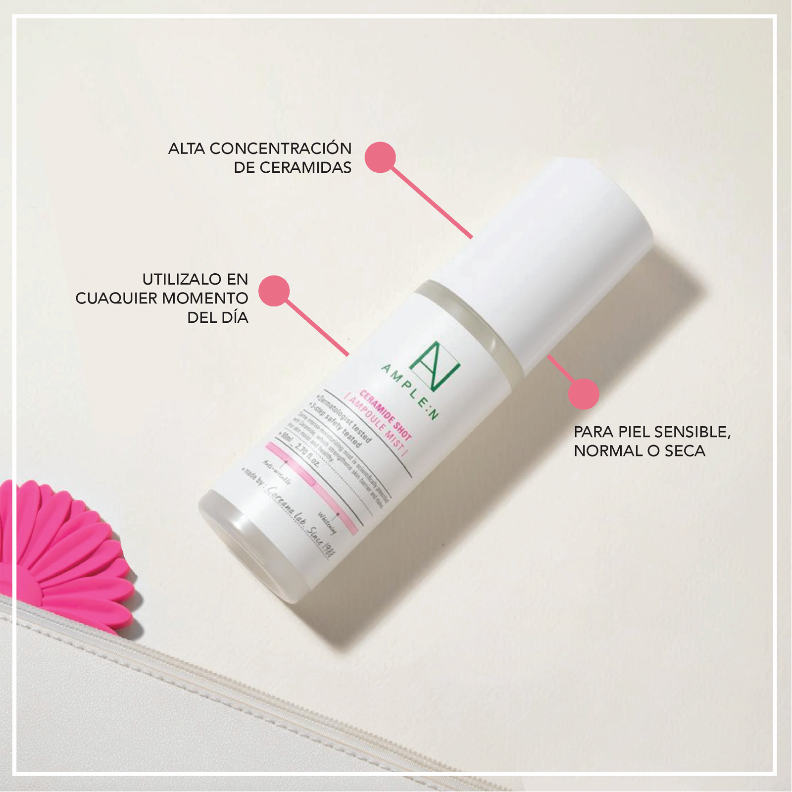 Mist Hidratante Amplen Ceramidas 80ml - Imagen 3