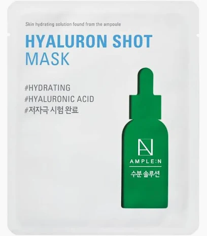 Mascarilla Facial Hidratante AMPLEN Ácido Hialurónico