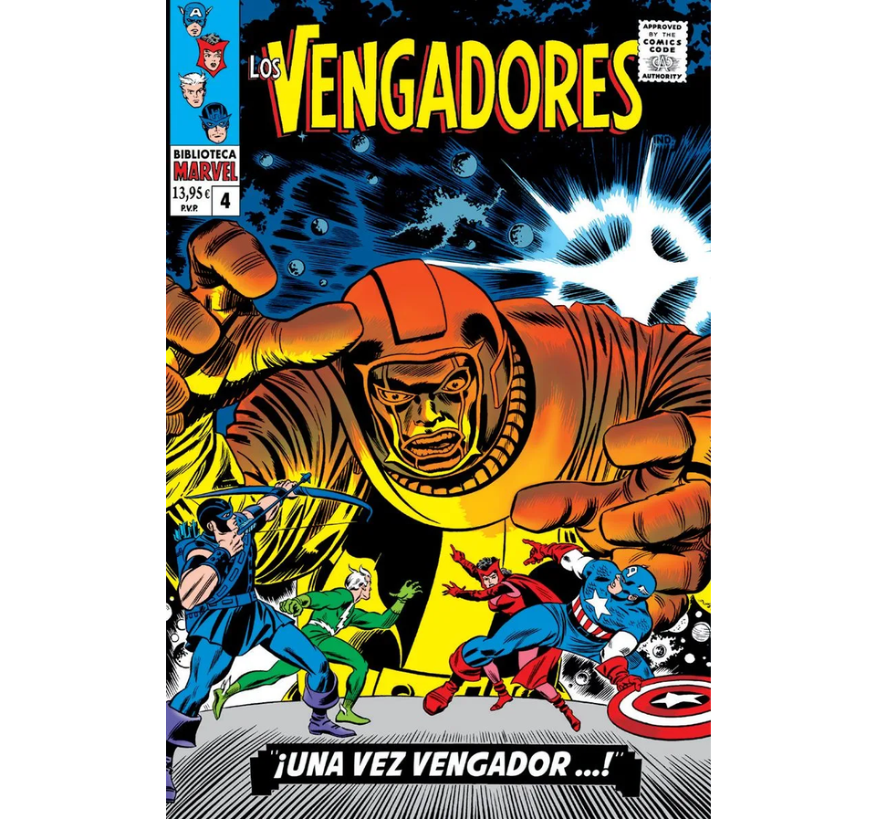 BIBLIOTECA MARVEL LOS VENGADORES 4.