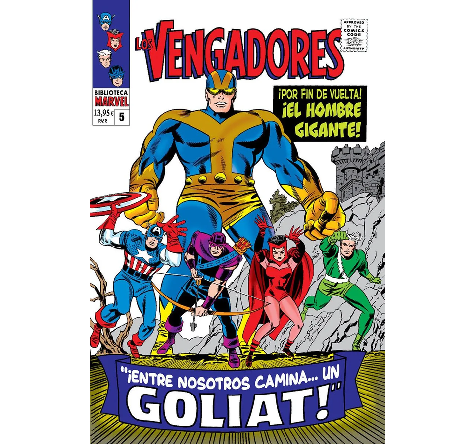 BIBLIOTECA MARVEL LOS VENGADORES 5.